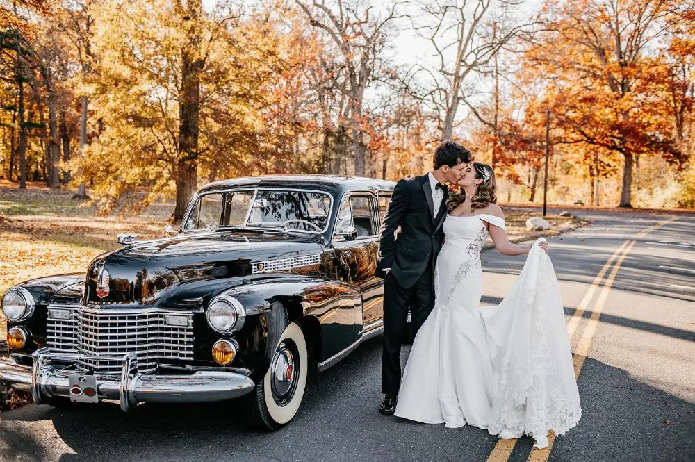 Real bride and groom