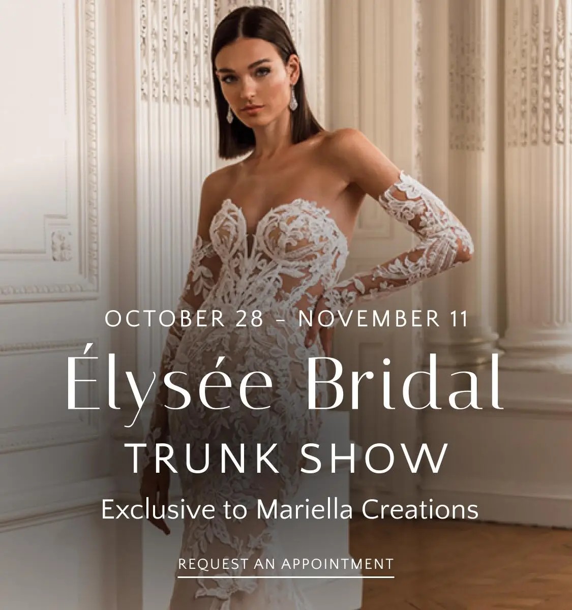 Mobile Elysee Bridal Trunk Show Banner