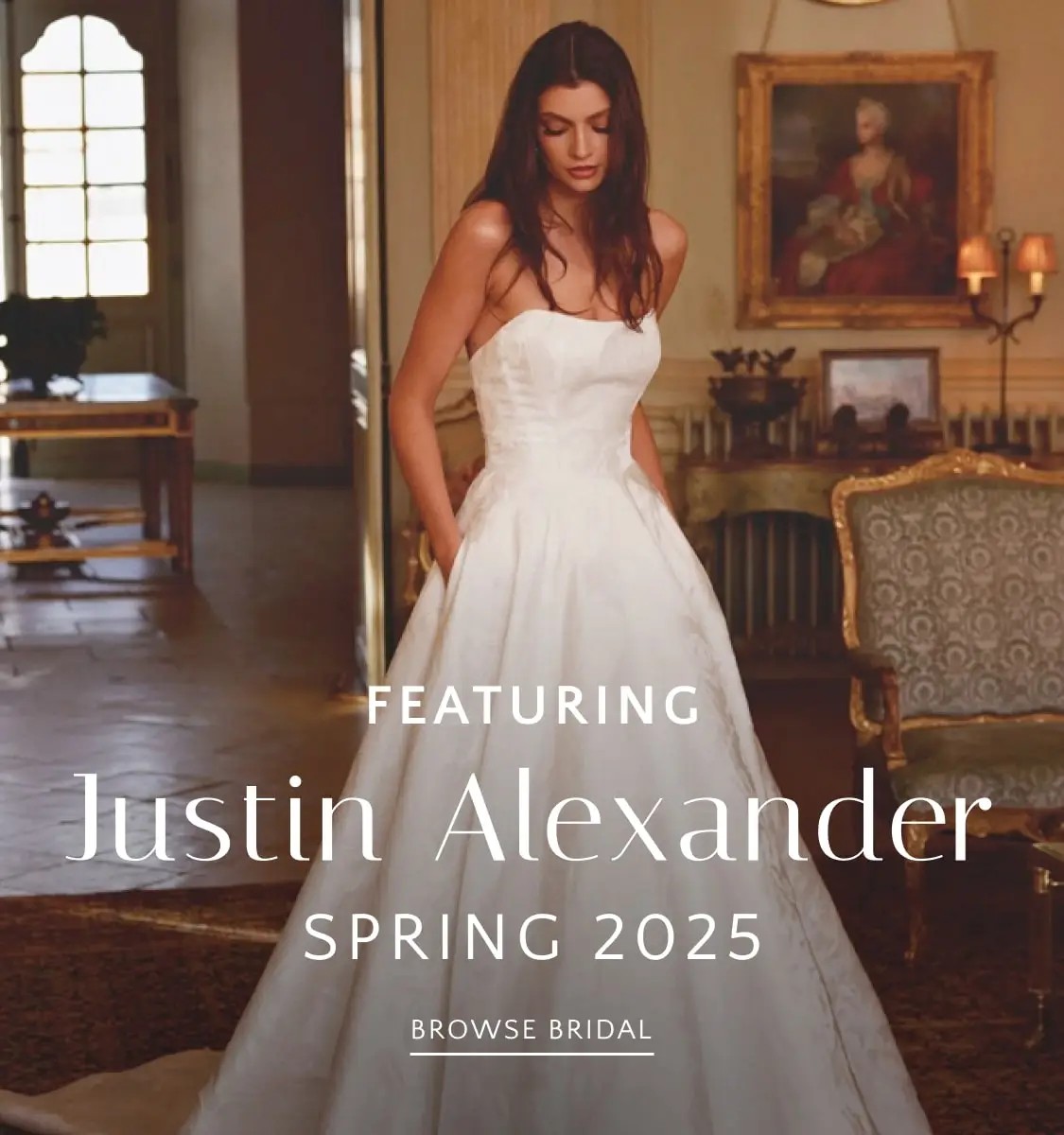 Justin Alexander Spring 2025 Banner Mobile